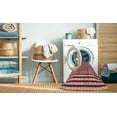 thumbnail image 2 of Ahgly Company Machine Washable Indoor Square Transitional Pastel Orange Area Rugs, 5' Square, 2 of 7