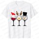 thumbnail image 1 of Camisetas navideñas de vino para mujer, ropa, camisetas divertidas de dibujos animados, camiseta de moda Kawaii, camisetas coreanas para mujer, camisetas navideñas para vino, 1 of 5