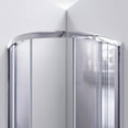 thumbnail image 2 of Prime 36 in. x 36 in. x 78 3/4 in. H Shower Enclosure, Base, and White Wall Kit in Chrome and Clear Glass, 2 of 16
