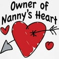thumbnail image 3 of CafePress - OWNER OF NANNY's HEART Kids Baseball Jersey - Kids Cotton Baseball Jersey, 3/4 Sleeve Shirt, 3 of 4
