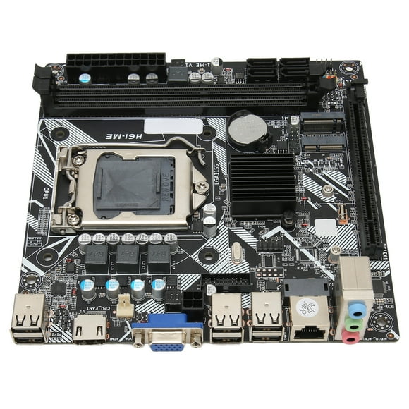 Mini ITX Motherboard, LGA 1155 Multiphase Power PC Motherboar  For Replacement