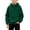 Green1, variant on Boys Half Zip Fashion Hoodies Casual Fall Winter Long Sleeve Loose Fit Kids Pullover Sweatshirt Gray 12