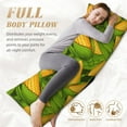 thumbnail image 3 of Yiaed Body Pillow Cover, Ultra Soft Microfiber Pillowcases, Breathable Long Pillow Case, Envelope Closure-Fresh Corn 1 (20x54 inch)（Pillow core not included）, 3 of 5