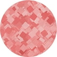 thumbnail image 1 of Ahgly Company Indoor Round Patterned Pastel Pink Area Rugs, 8' Round, 1 of 6
