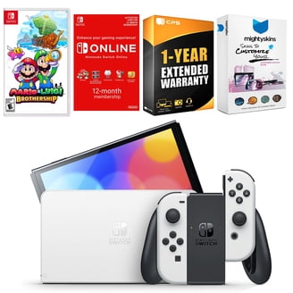 Nintendo Switch White OLED Console with Princess Peach: Showtime