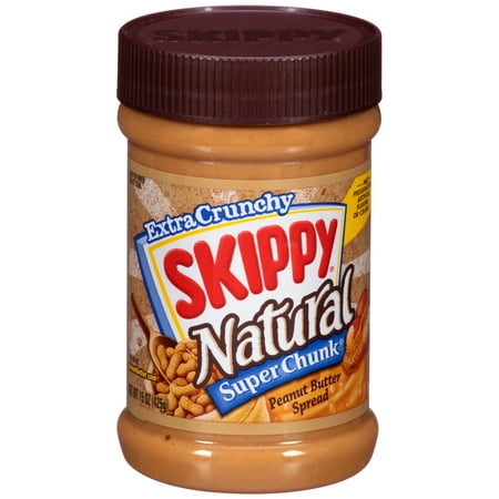 Skippy Natural Super Chunk Peanut Butter - 15oz