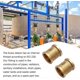 thumbnail image 4 of Female Straight Sleeves, Female Connector Accessories, Female Connecting Pipe Threads, Female Connectors, 1/2 Brass Sleeves, 1/2 Sleeves, 4 of 4