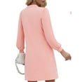 thumbnail image 6 of UVN Dresses for Women Long Sleeve V Neck Dress Fall Casual Midi Dress, 6 of 10