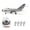 Left-hand throttle/Brushless, variant on MinimumRC MiG-15 Micro Brushless EDF Jet RC Airplane for Adults, 30mm Ducted Fan 2S Power 4-Channel RC Jet with Gyro Stabilization, Detachable Landing Gear Kit Version, 15.7 in Wingspan Scale Model