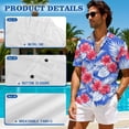 thumbnail image 5 of Yuyamidu Matching Hawaiian Outfits for Couples Floral Summer Dresses for Women 2026 Hawaiian Shirt for Men Button Up Shirt Plus Size Maxi Dress with Pockets Couple Outfits Matching Sets Men's S, 5 of 7