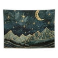 thumbnail image 5 of PRATYUS Mountain Forest Tapestry Boho Landscape Moon Stars Tapestry for Bedroom Aesthetic Nature Tapestry Wall Hanging Trees Wall Tapestry for Bedroom Living Room Classroom Dorm  Painting, 5 of 6