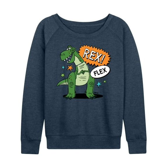 Toy Story - Rex Flex - Women's Lightweight French Terry Long Sleeve Shirt