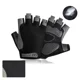 thumbnail image 3 of Profesional gimnasio Fitness transpirable antideslizante mujeres hombres medio dedo verano pesca ciclismo guantes sin dedos mujer bicicleta, 3 of 5