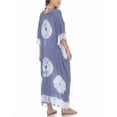 thumbnail image 2 of Raviya Plus Size Tie-Dye Kimono Cover-Up Women's Swimsuit-L/XL -AZURE TD New with box/tags, 2 of 3