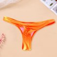 thumbnail image 3 of Joernso Women's Cheeky Bikini Bottom Low Waisted Thong Rave Bottoms Mid Cut Bathing Suit Bottom for Beach Swimming Pool, 3 of 8