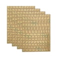 thumbnail image 1 of 4 Hojas de Etiquetas de Letras 0.18" Stickers de Letras Mini 3D Autoadhesivas de Aleación (Oro, Minúsculas), 1 of 7