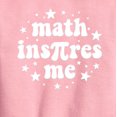 thumbnail image 2 of Instant Message - Math Inspires Me - Toddler And Youth Crewneck Fleece Sweatshirt, 2 of 5