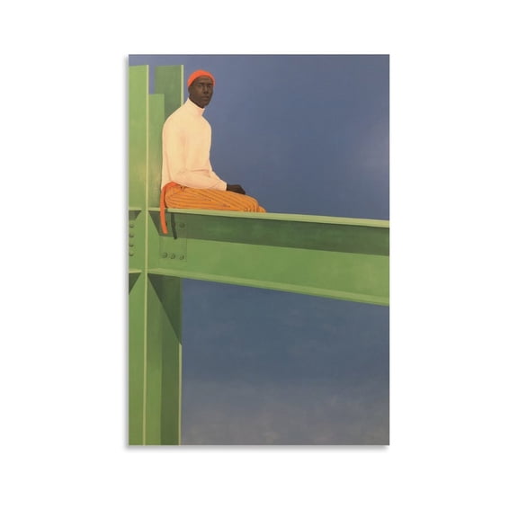 Amy Sherald Portrait Painting Posters Canvas Art Poster and Wall Art Picture Print Modern Family bedroom Decor Posters 12x18inch(30x45cm)