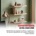thumbnail image 4 of Repisas Flotantes Redlemon de Madera 3 Piezas de 30x15 cm Estantes tipo Librero, 4 of 7