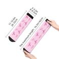 thumbnail image 4 of Pofeuu Breast Cancer Awareness 1 Print 30cm Socks, Adult Running Hiking Socks for Youth and Adult, 4 of 7