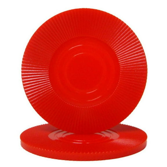 Brybelly CPRAD-Red-25 Interlocking Radial Chip, Red - Pack of 25