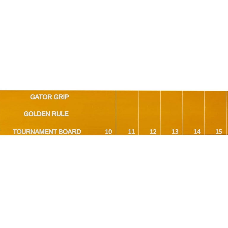 Gator-Grip Gold Measuring Board with Tournament Quality - Walmart.com
