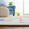 thumbnail image 6 of SAFAVIEH Kids Playhouse Abstract Shapes Machine Washable Area Rug, Ivory/Red, 7'9" x 10', 6 of 13