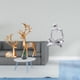 thumbnail image 2 of Escultura de ciervo, estatua, adorno animal, figura de reno, estatua de pensador abstracto, material de resina, adecuado para dormitorio, sala de esta, 2 of 8