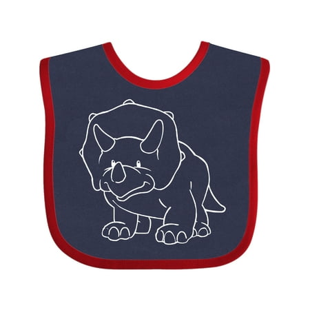 

Inktastic Pocket Triceratops Gift Baby Boy or Baby Girl Bib