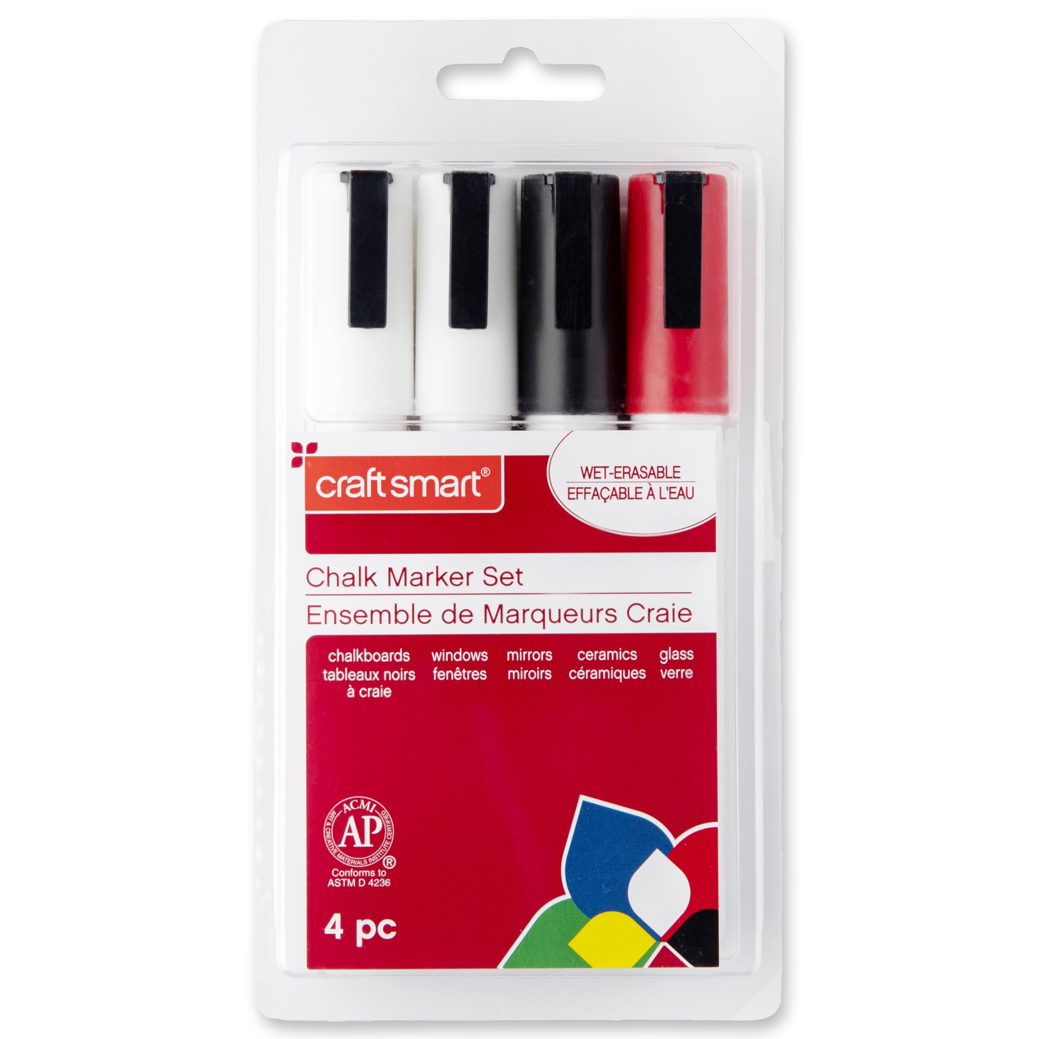 9 Packs: 4 ct. (36 total) Commercial Chalk Marker Set by Craft Smart