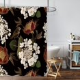 thumbnail image 1 of Feltree Rideau de Douche Imperméable 3D Jungle Tropicale Imprimé Botanique 70x78 Pouces avec Crochets, 1 of 8