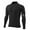 Black, variant on Youthup Men's Quick-Dry Stretch Workout Long Sleeve Shirt, Compression Fit Gym Top for Spring/Fall Training, Moisture-Wicking & Breathable