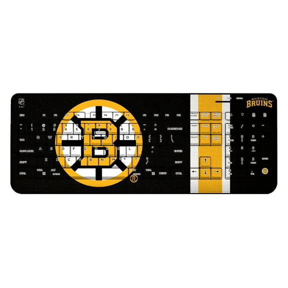 Boston Bruins Stripe Wireless Keyboard
