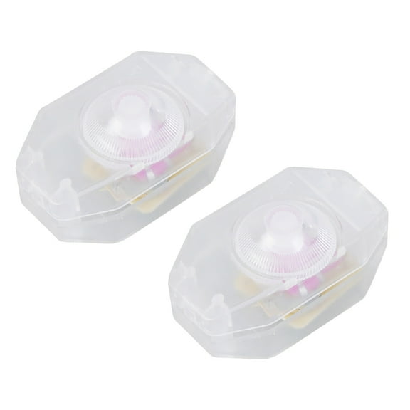 tegongse Set of 2 Multipurpose Sturdy Plastic LED Dimmers Adjustable Brightness Controlled Designs for 1 60W Bulbs Casual Use