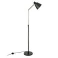 thumbnail image 6 of Evelyn&Zoe Traditional 63 in 1-Light Adjustable Height Floor Lamp, Black, 6 of 9
