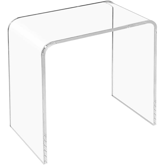 VDGPWA Acrylic End Table,Acrylic Side Table Living Room, Night Stands for Bedrooms, Console Tables for Entryway, Modern Tables for Office | 12" L x21 W x 21" H