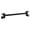 Black, variant on Kingston Brass K153A8 10-Inch Adjustable High-Low Shower Arm in Brushed Nickel