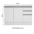 thumbnail image 3 of Gabinete Bajo Bufetera Madesa Glamy 120cm Con Encimera BB 02, 3 of 5