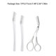 thumbnail image 2 of 3PCS Eyebrow Trimming Set Safety Eyebrow Razor Brow Trimming Scissors Eyebrow Grooming Tools Eyebrow Trimmer Shaver, 2 of 5