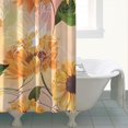 thumbnail image 4 of Waterproof Cute Sunflower Colorful Shower Curtain 72x72 Inch Boho Style Polyester Unique Shower Curtain for Bathroom Hotel Home Decor with 12 Plastic Hooks, 4 of 5