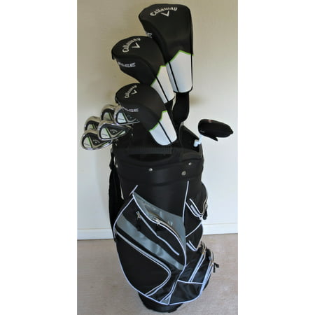 Mens Callaway Complete Golf Set - Driver, Wood, Hybrid, Irons, Putter, Cart Bag Regular