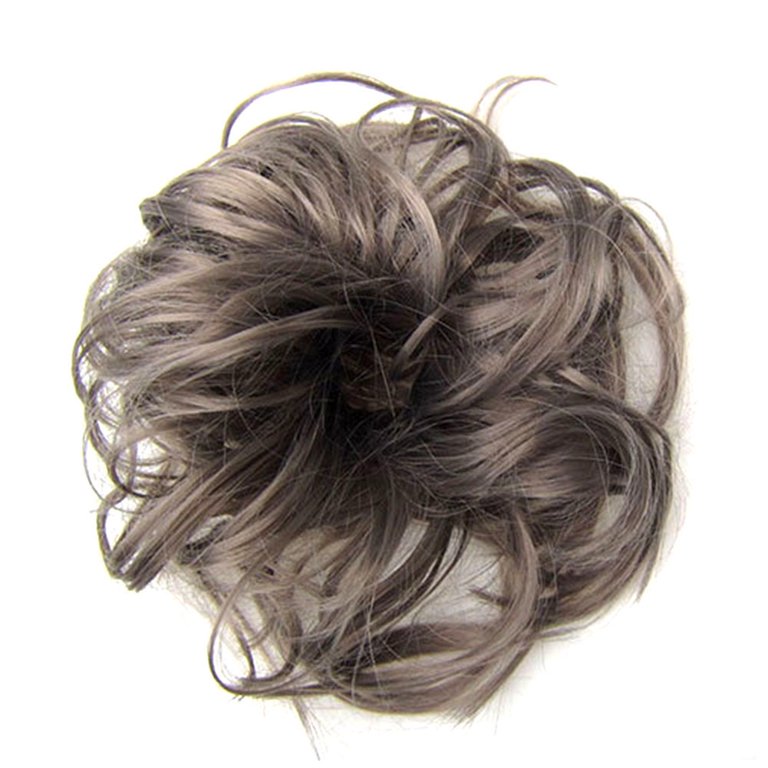 Meidiya Messy Bun Hair Piece Hair Bun Scrunchies Synthetic Wavy Curly  Chignon Ponytail Hair Extensions Thick Updo Hairpieces for Women Girls Kids  