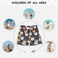 thumbnail image 6 of joogoo Boys Swim Trunks Cats Animals Beach Board Shorts Drawstring Swimsuit XL, 6 of 6