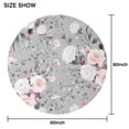 thumbnail image 6 of Pioneer Flower Floral Print Pattern Round Tablecloth 60"x60",Wrinkle Wipeable Table Cloth for Kitchen Dining Room Picnic Patio Party, 6 of 6