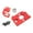 Red, variant on BELOVING RC Car Motor Mount 1/28 Sturdy for 284131 284161 284010 K969 K979 K989 K999 Red