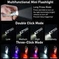 thumbnail image 4 of 2pcs waterproof mini flashlight strong light long shot, 4 of 5