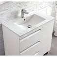 thumbnail image 2 of Eviva Vitta 39" White Modern Bathroom Vanity with White Integrated Porcelain Sink, 2 of 2
