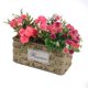 thumbnail image 3 of Cesta de flores tejida de ratán cuadrada, maceta trenzada de mimbre, decoración de contenedores para el hogar kenally JJ22843-01, 3 of 6