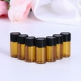 36 pcs 2ml Mini Amber Glass Vial Bottles with Orifice Reducer and for