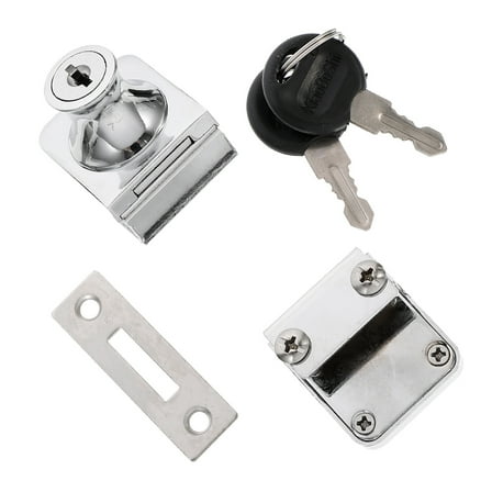 EXHUMKY Cabinets Lock for Glass Doors 1 Set